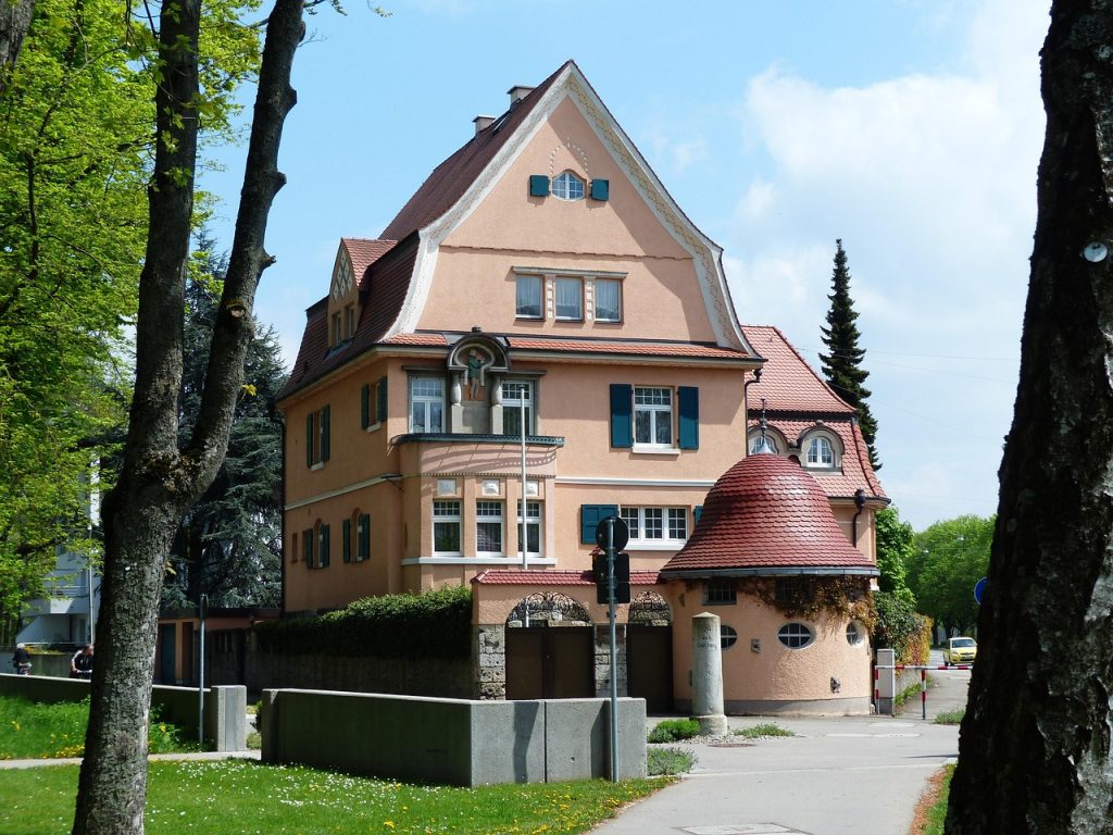 villa, mansion, architecture, building, estate, residence, house, orange, dream home, dream apartment, dream villa, villa kunterbunt, kunterbunt, red, villa, villa, villa, villa, estate, dream home, dream home, dream home, dream home, dream home